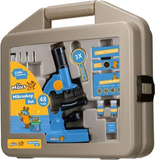 Actual product image DieMaus children's microscope set with case