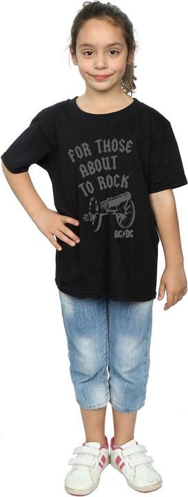 Produktbild AC/DC Girls For Those About To Rock Cannon TShirt aus Baumwolle (128)