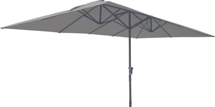 Actual product image Leco Rechteck-Doppelsonnenschirm anthrazit (2.70 m)