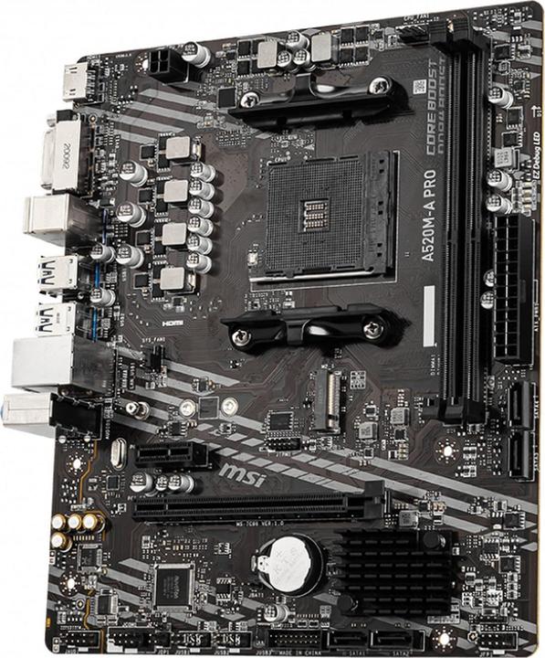 Productafbeelding MSI A520M-A Pro (AM4, AMD A520, mATX)