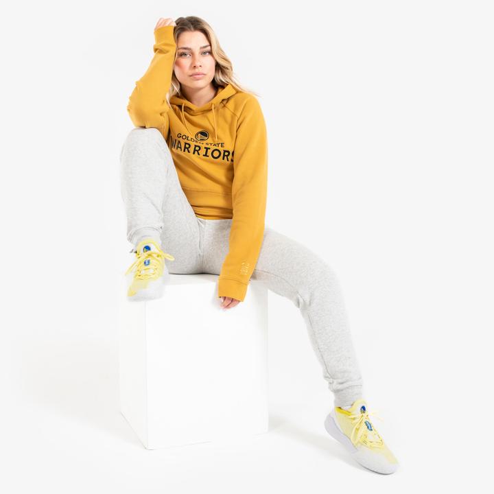 Immagine prodotto Tarmak Felpa con cappuccio da donna/uomo Golden State Warriors - Felpa con cappuccio 900 NBA giallo (M)