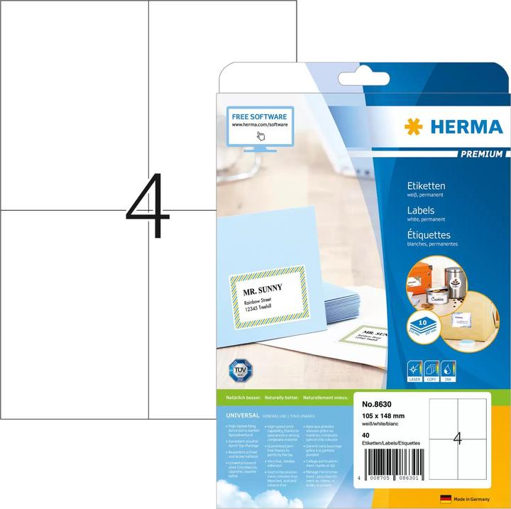 Image du produit HERMA Étiquettes d'expédition A4