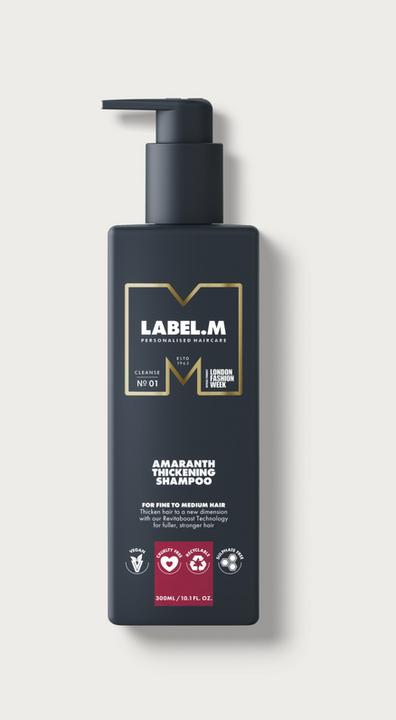 Actual product image Label.M Amaranth Thickening Shampoo 300 ml (300 ml, Liquid shampoo)