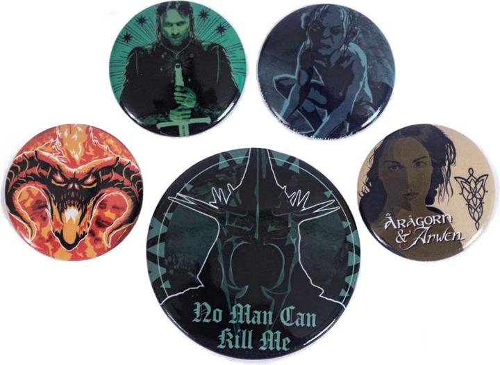 Produktbild Lord of the rings AnsteckerSet No Man Can Kill Me Knopf