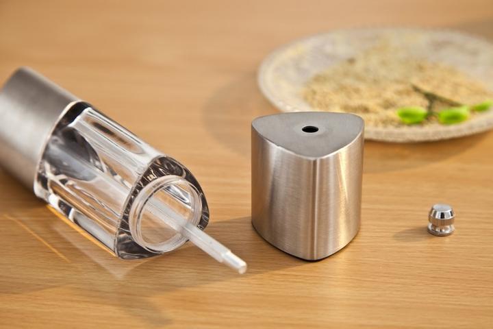 Produktbild Cover-Discount Pfeffermühle Edelstahl Mühle für Gewürze 17cm (Diverse Gewürze)