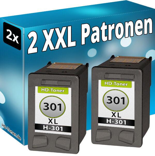 Immagine prodotto Druckfuxx 2x Patronen für HP 301-XL DeskJet 2549 3000 3052A 3054A 3055A 3057A 30