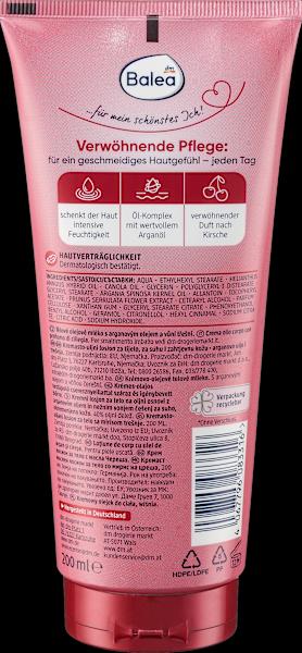 Produktbild dm Balea Creme-Öl Bodylotion Kirsche (Körperlotion, 200 ml)