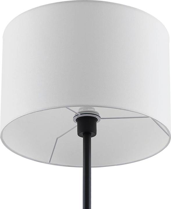 Produktbild Lindby Aovan Stehlampe mit Ablage und USB, schwarz (E14, E27)