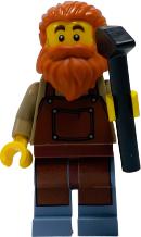 Productafbeelding LEGO Minifiguur de forgeron médiéval - Middeleeuwse smid Minifiguur 21325 idee (82)