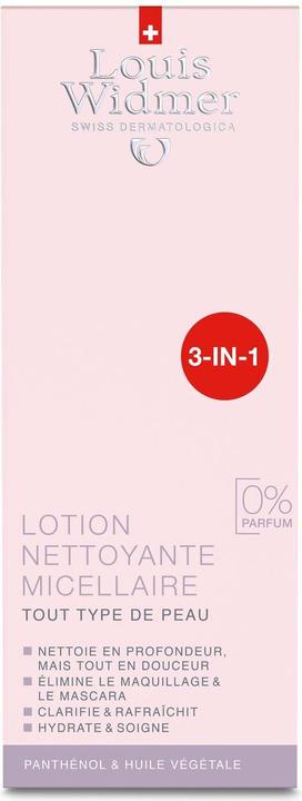 Image du produit Louis Widmer Lotion nettoyante micellaire (Chiffons de nettoyage, 200 ml)