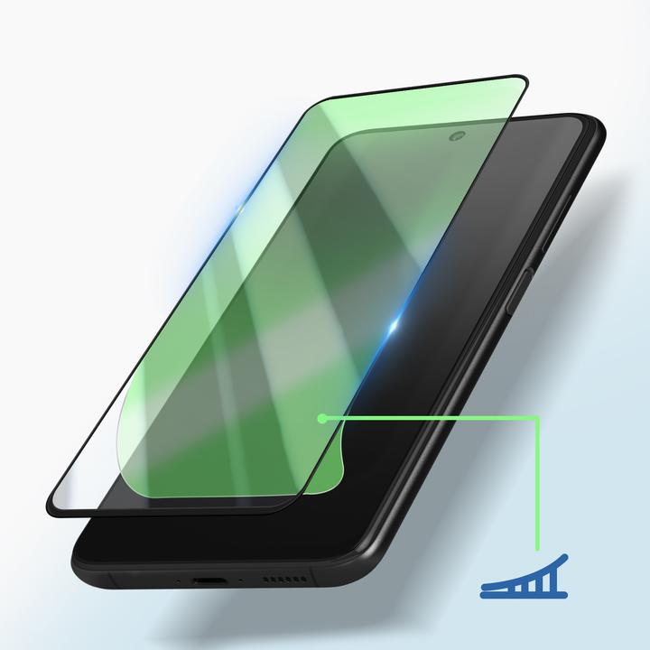 Actual product image Avizar 9H hardness glass display protection film (1 Piece, Samsung Galaxy S21)