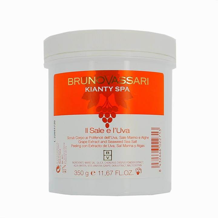 Immagine prodotto Bruno Vassari Scrub corpo illuminante all'uva Kianty Spa - 350 grammi