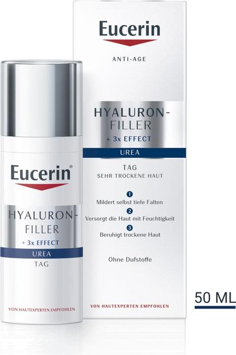 Eucerin Hyaluron-Filler + Urea (50 ml, Tagescreme)