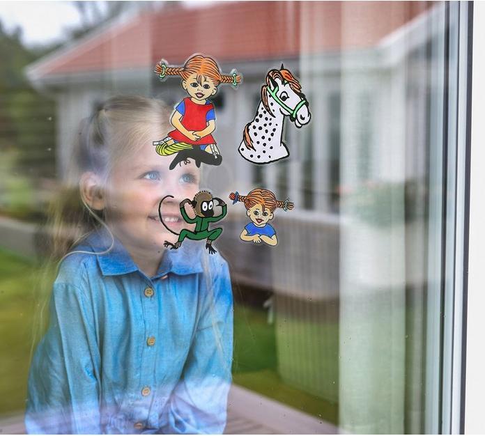 Actual product image Micki Pippi Langstrumpf: Fensterfarbe - D.I.Y