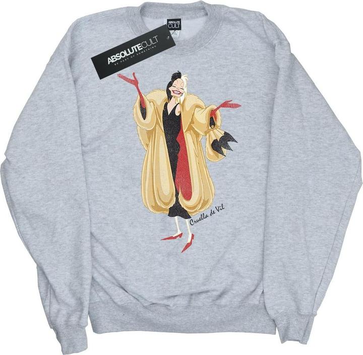 Disney 101 Dalmatians Classic Cruella De Vil Sweatshirt Jungen