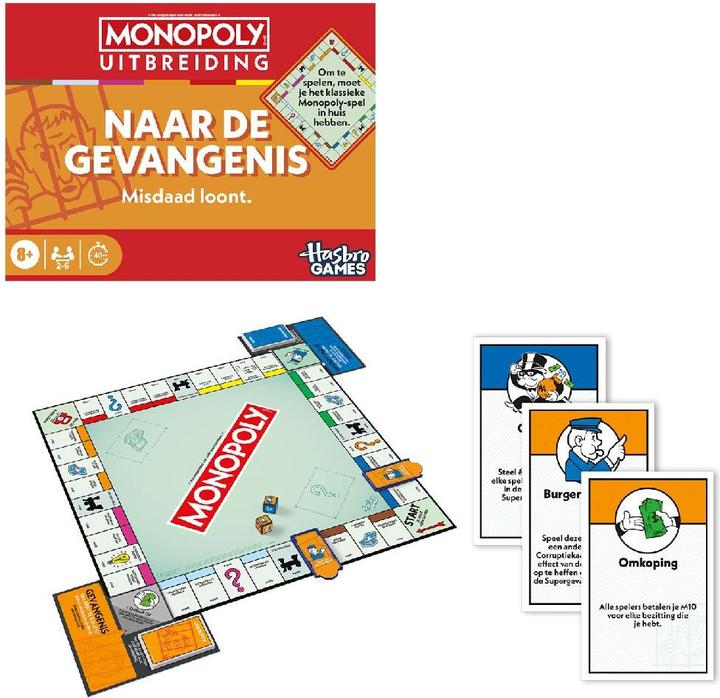 Produktbild Hasbro Monopoly Go To Jail