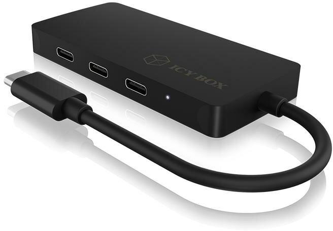Actual product image Icy Box IB-HUB1437-CPD (USB-C, 4 Ports)