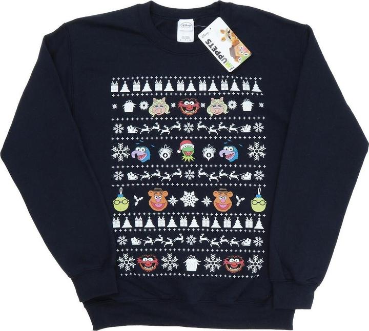 Disney The Muppets Christmas Heads Sweatshirt (S)