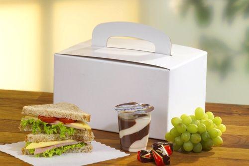 Produktbild Papstar Lunch-Box, eckig mit Tragegriff (20 x)