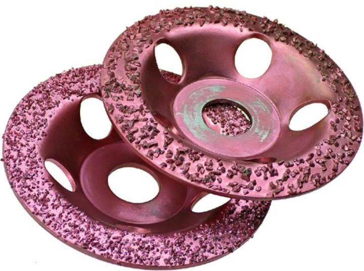 Produktbild Bosch Professional Zubehör Carbide-Schleifköpfe, 115 mm, Feinheitsgrad mittel, Scheibenform schräg (Mittel)