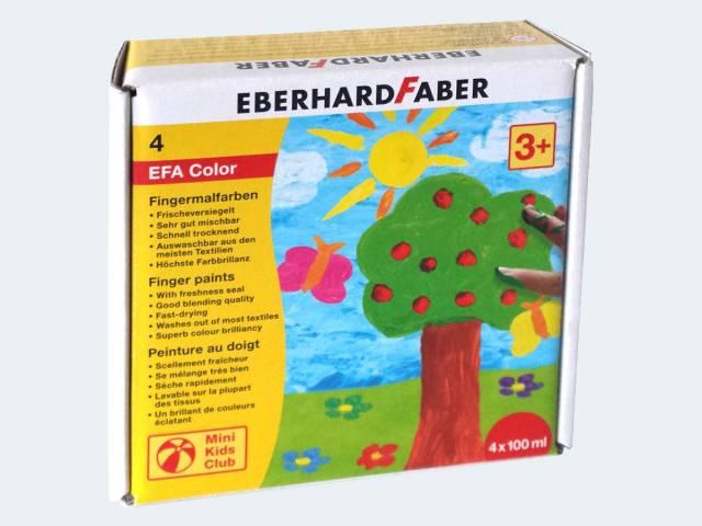 Actual product image EberhardFaber Finger paint 100 ml, set of 4 (Multicoloured, 400 ml)