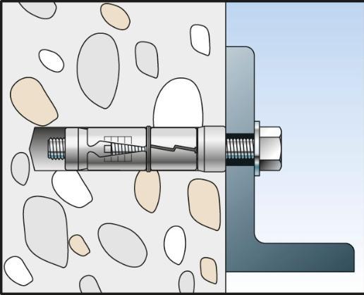 Actual product image Fischer 44963 Internally threaded expansion anchor FWB 6 S (25) (44963) (25 pcs.)