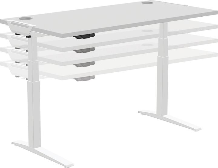 Produktbild Fellowes Tischplatte Levado 140 x 80 cm, Grau (140 x 80 cm)