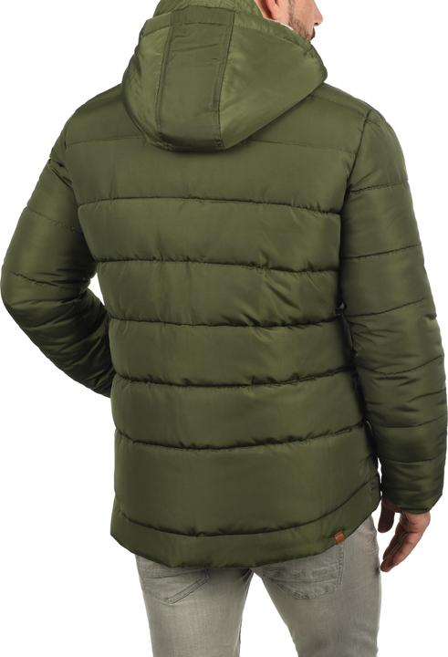 Actual product image Blend Frederic Men's Winter Jacket Outdoor Jacket With Teddy Fleece With Hood (XXL)