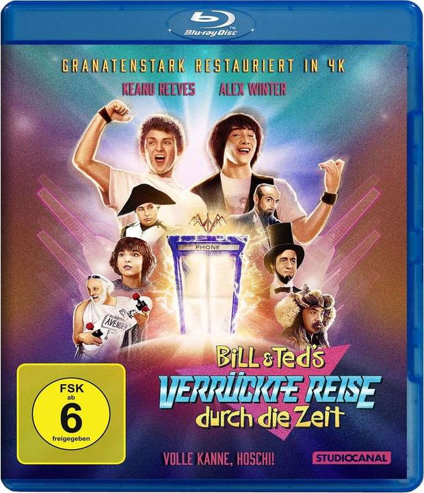 Produktbild Bill & Teds verrückte Reise durch die Zeit (Blu-ray) (Blu-ray, Englisch, Deutsch, Französisch)