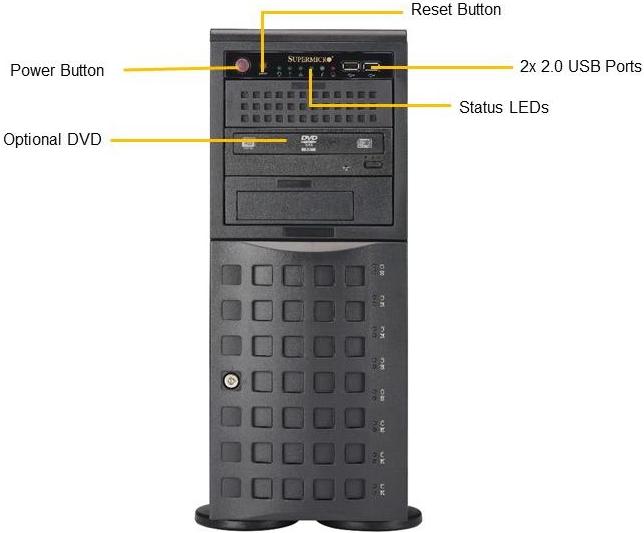Actual product image Supermicro Server BAB SYS-7049P-TRT