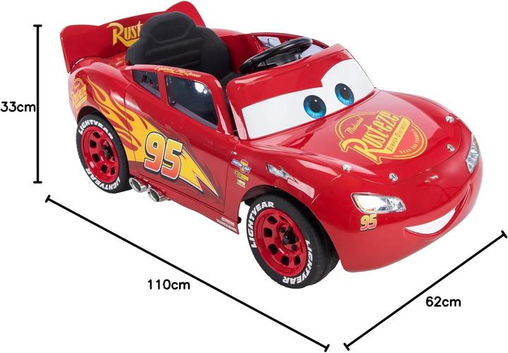 Productafbeelding ‎Huffy Huffy Cars Bliksem McQueen Auto 6v, Rood (6 V)