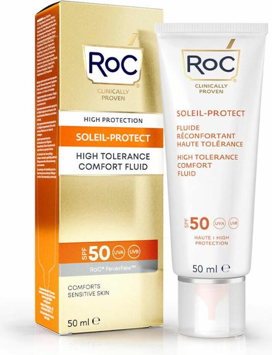 Actual product image Roc Soleil-Protect High Tolerance Comfort Fluid (Sun cream face, SPF 50, 50 ml)
