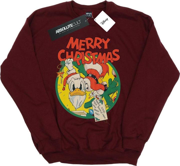 Disney Donald Duck Merry Christmas Sweatshirt Mädchen