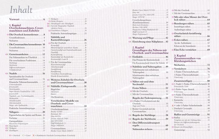 Produktbild Richtig nähen mit Overlock- und Coverlock-Maschinen (Deutsch, Christelle Beneytout, 2013)