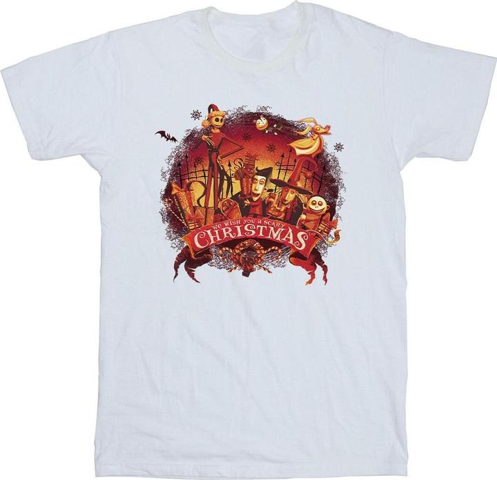 Disney The Nightmare Before Christmas Scary Christmas TShirt (XXL)