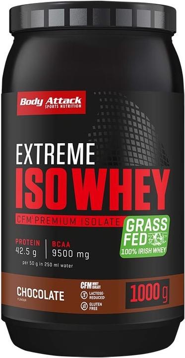 Actual product image Body Attack Extreme Iso Whey (Chocolate, 1 pcs., 1000 g)
