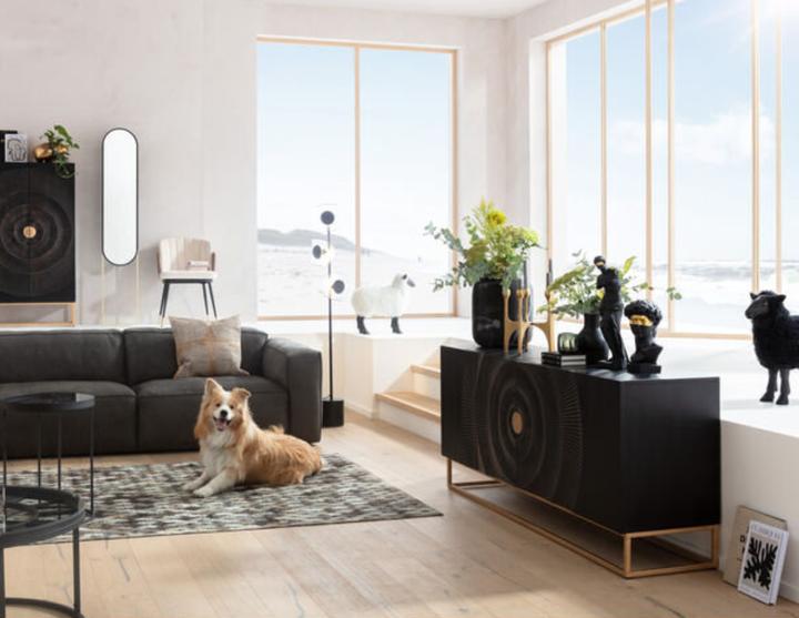 Produktbild Kare Design Sideboard Madeira Dunkel 177x75cm (177 x 45 x 75 cm)