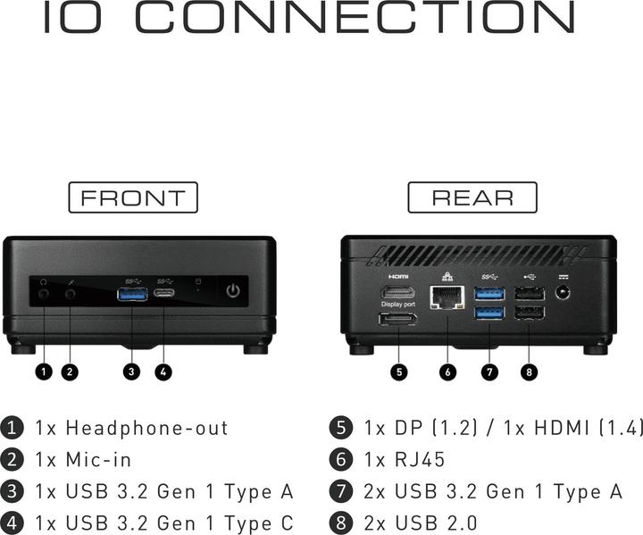 Produktbild MSI Cubi 5 10M-008 (Intel Core i5-10210U)