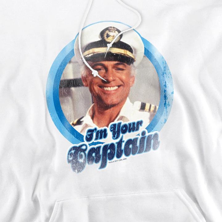 Immagine prodotto The Love Boat I'm Your Captain Felpa con Cappuccio Uomo (XL)