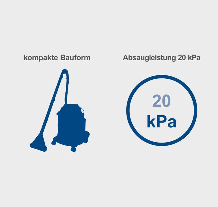 Image du produit Scheppach Aspirateur de pulvérisation et de lavage SprayVac20 (Aspirateur eau et poussière)