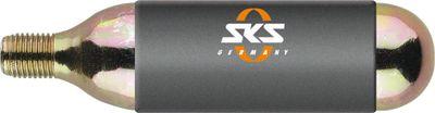 Produktbild SKS CO2 cartridge 16 g with thread open (CO2-Ersatzkartuschen)