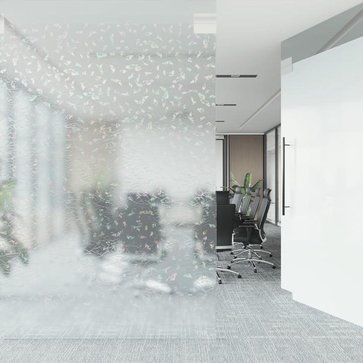 Produktbild VidaXL Fensterfolie Matt 3D Regenbogen-Muster PVC