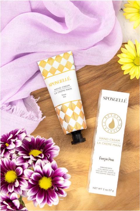 Actual product image Spongellé Hand Cream - Freesia Pear