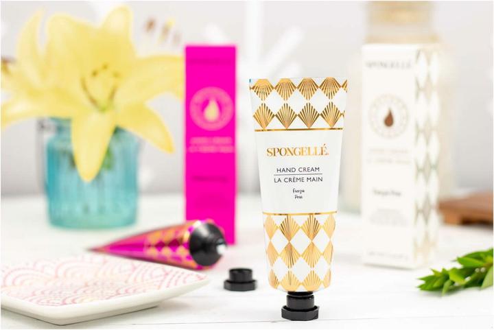 Actual product image Spongellé Hand Cream - Freesia Pear