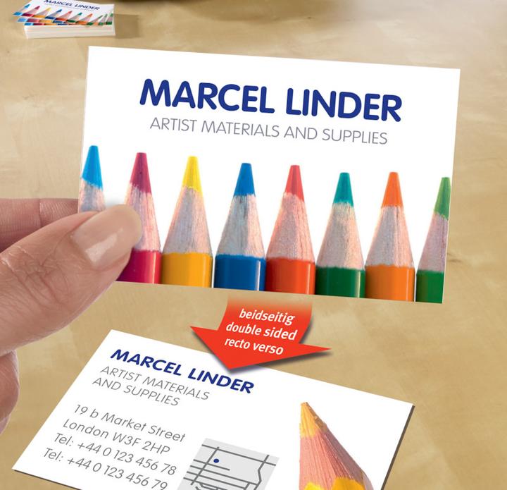 Image du produit Avery Cartes de visite premium (220 g/m², 25 x, A4)