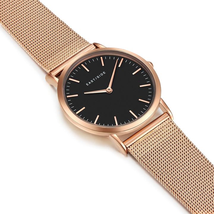 Immagine prodotto Eastside Orologio al quarzo da donna Cassina in acciaio inossidabile oro rosa - 9742 (Orologio da polso analogico, 33 mm)