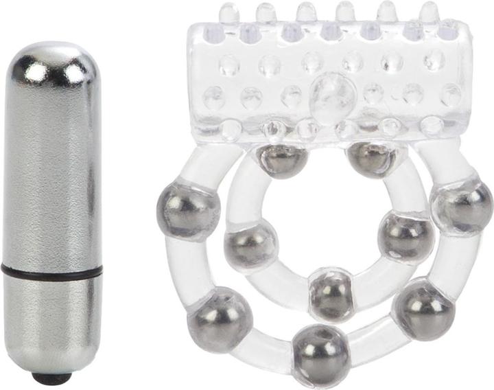 Actual product image CalExotics Maximus penis ring with vibrating beads (5 cm)