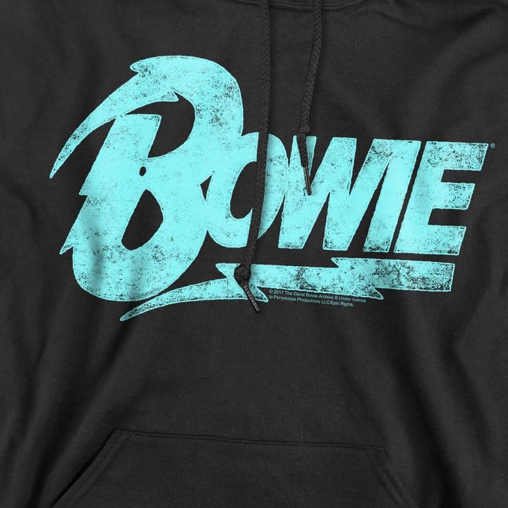 Immagine prodotto David Bowie Felpa con Cappuccio Logo Uomo (M)