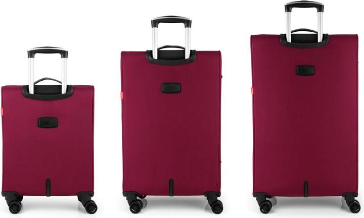 Image du produit Gabol Zambia Ensemble de valises à 4 roulettes 3 pièces avec soufflet extensible (208 l, XL (à partir de 115l))
