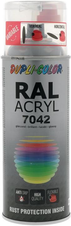 Produktbild Dupli-Color Acryllack glänzend RAL 7042 verkehrsgrau A (Verkehrsgrau, 0.40 l)